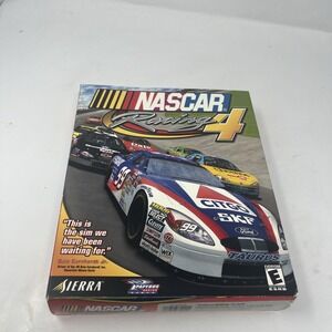 NASCAR Racing 4 Big Box PC CD-ROM 2001 Complete! Sierra